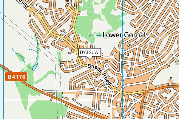 DY3 2UW map - OS VectorMap District (Ordnance Survey) DY3 2UW map - OS VectorMap District (Ordnance Survey)