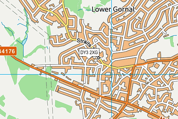 DY3 2XG map - OS VectorMap District (Ordnance Survey) DY3 2XG map - OS VectorMap District (Ordnance Survey)