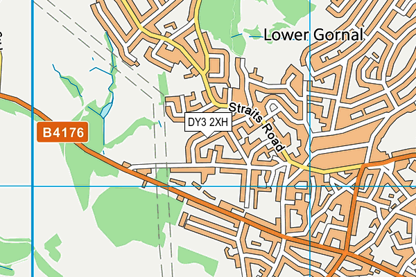 DY3 2XH map - OS VectorMap District (Ordnance Survey) DY3 2XH map - OS VectorMap District (Ordnance Survey)