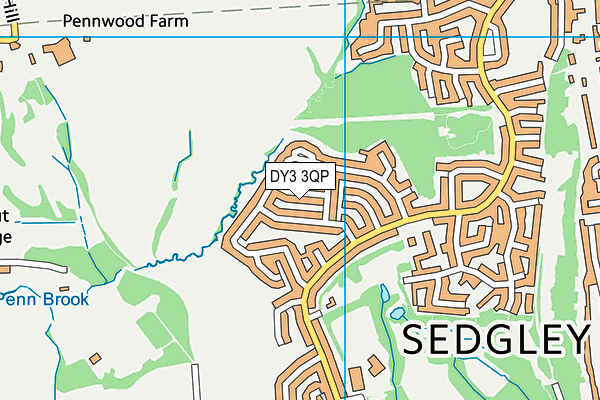 DY3 3QP map - OS VectorMap District (Ordnance Survey) DY3 3QP map - OS VectorMap District (Ordnance Survey)