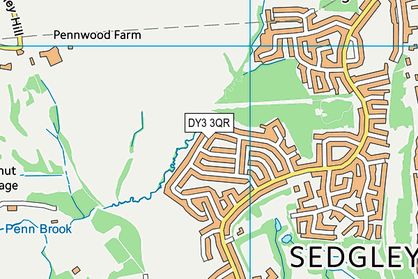 DY3 3QR map - OS VectorMap District (Ordnance Survey) DY3 3QR map - OS VectorMap District (Ordnance Survey)
