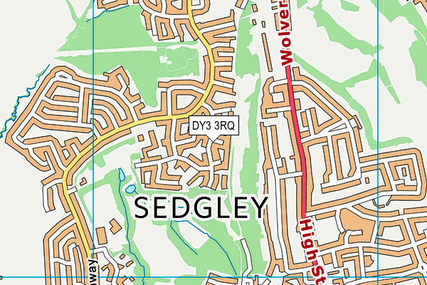 DY3 3RQ map - OS VectorMap District (Ordnance Survey) DY3 3RQ map - OS VectorMap District (Ordnance Survey)