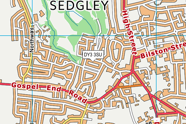DY3 3SU map - OS VectorMap District (Ordnance Survey) DY3 3SU map - OS VectorMap District (Ordnance Survey)