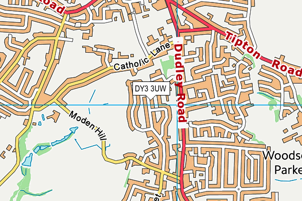 DY3 3UW map - OS VectorMap District (Ordnance Survey) DY3 3UW map - OS VectorMap District (Ordnance Survey)
