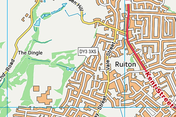 DY3 3XS map - OS VectorMap District (Ordnance Survey) DY3 3XS map - OS VectorMap District (Ordnance Survey)