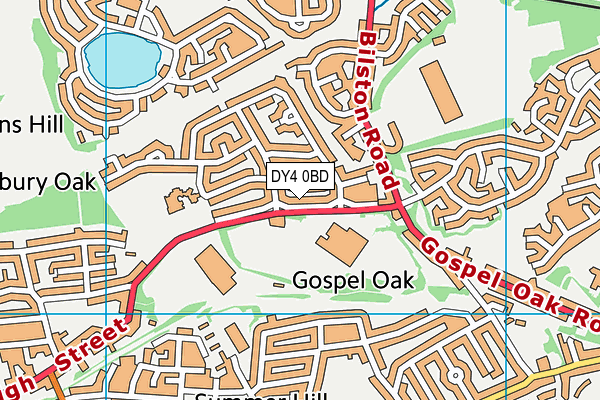 DY4 0BD map - OS VectorMap District (Ordnance Survey) DY4 0BD map - OS VectorMap District (Ordnance Survey)