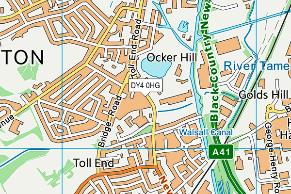 DY4 0HG map - OS VectorMap District (Ordnance Survey)