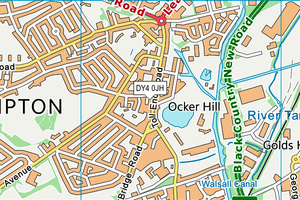 DY4 0JH map - OS VectorMap District (Ordnance Survey) DY4 0JH map - OS VectorMap District (Ordnance Survey)