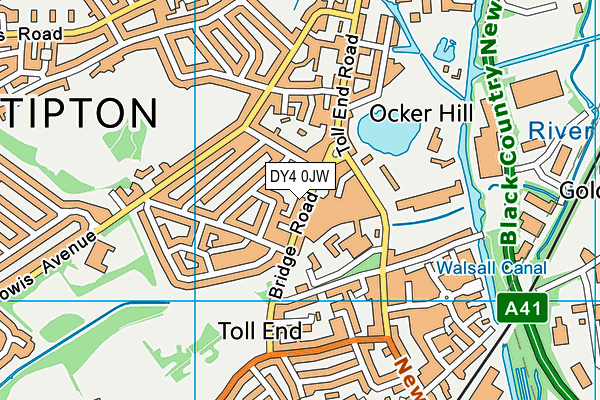 DY4 0JW map - OS VectorMap District (Ordnance Survey) DY4 0JW map - OS VectorMap District (Ordnance Survey)