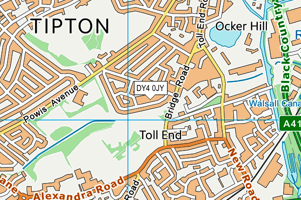DY4 0JY map - OS VectorMap District (Ordnance Survey) DY4 0JY map - OS VectorMap District (Ordnance Survey)