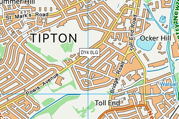 DY4 0LG map - OS VectorMap District (Ordnance Survey)