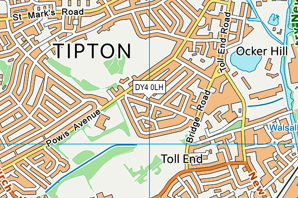 DY4 0LH map - OS VectorMap District (Ordnance Survey) DY4 0LH map - OS VectorMap District (Ordnance Survey)