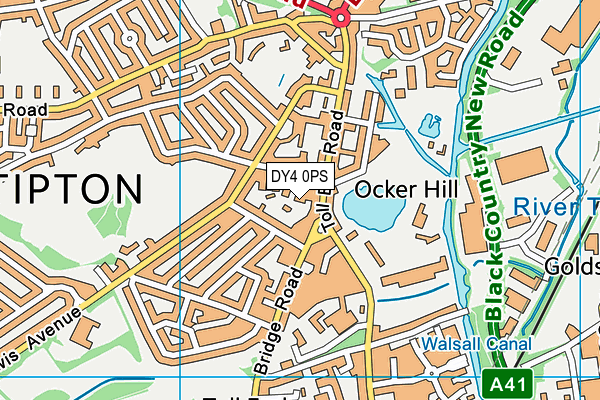 DY4 0PS map - OS VectorMap District (Ordnance Survey) DY4 0PS map - OS VectorMap District (Ordnance Survey)