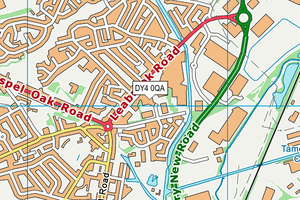 DY4 0QA map - OS VectorMap District (Ordnance Survey) DY4 0QA map - OS VectorMap District (Ordnance Survey)