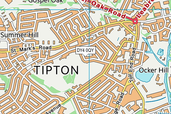 DY4 0QY map - OS VectorMap District (Ordnance Survey) DY4 0QY map - OS VectorMap District (Ordnance Survey)