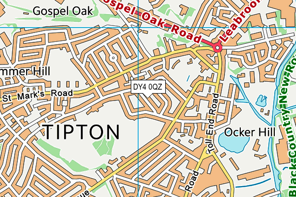 DY4 0QZ map - OS VectorMap District (Ordnance Survey) DY4 0QZ map - OS VectorMap District (Ordnance Survey)