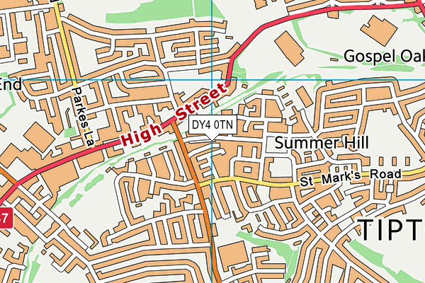 DY4 0TN map - OS VectorMap District (Ordnance Survey) DY4 0TN map - OS VectorMap District (Ordnance Survey)