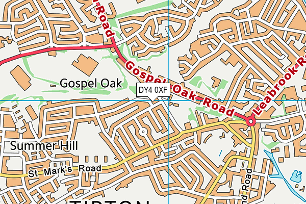 DY4 0XF map - OS VectorMap District (Ordnance Survey) DY4 0XF map - OS VectorMap District (Ordnance Survey)