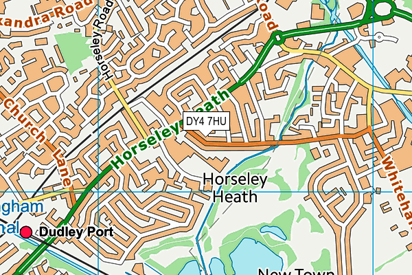 DY4 7HU map - OS VectorMap District (Ordnance Survey) DY4 7HU map - OS VectorMap District (Ordnance Survey)