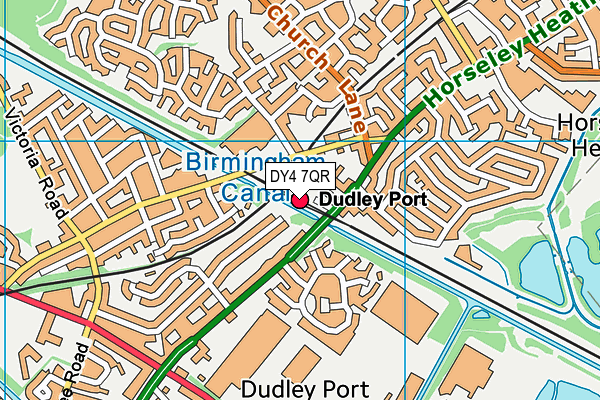 DY4 7QR map - OS VectorMap District (Ordnance Survey) DY4 7QR map - OS VectorMap District (Ordnance Survey)
