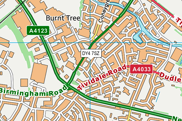 DY4 7SZ map - OS VectorMap District (Ordnance Survey) DY4 7SZ map - OS VectorMap District (Ordnance Survey)