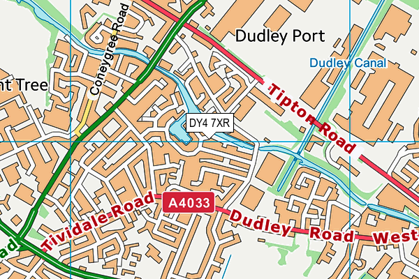 DY4 7XR map - OS VectorMap District (Ordnance Survey) DY4 7XR map - OS VectorMap District (Ordnance Survey)