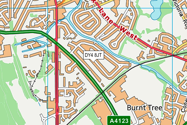 DY4 8JT map - OS VectorMap District (Ordnance Survey) DY4 8JT map - OS VectorMap District (Ordnance Survey)