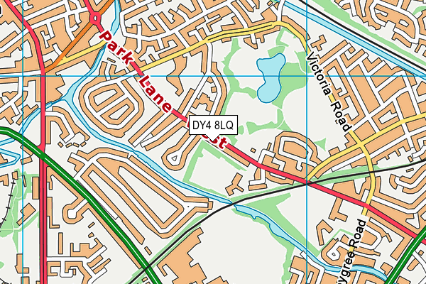 DY4 8LQ map - OS VectorMap District (Ordnance Survey) DY4 8LQ map - OS VectorMap District (Ordnance Survey)