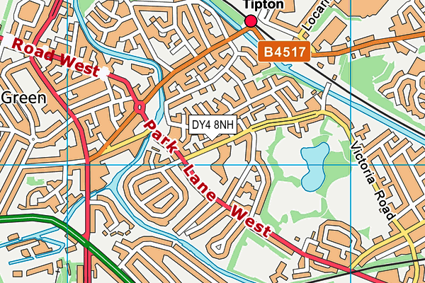 DY4 8NH map - OS VectorMap District (Ordnance Survey) DY4 8NH map - OS VectorMap District (Ordnance Survey)