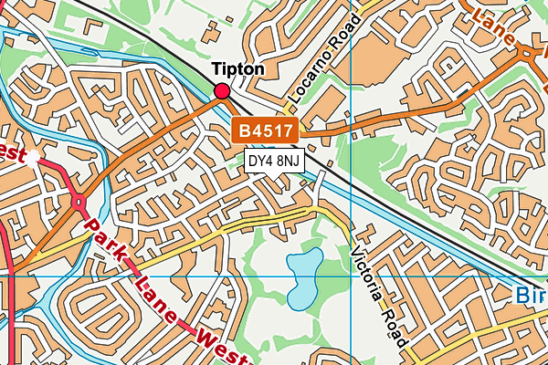 DY4 8NJ map - OS VectorMap District (Ordnance Survey) DY4 8NJ map - OS VectorMap District (Ordnance Survey)