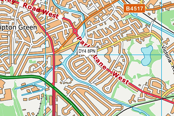 DY4 8PN map - OS VectorMap District (Ordnance Survey) DY4 8PN map - OS VectorMap District (Ordnance Survey)