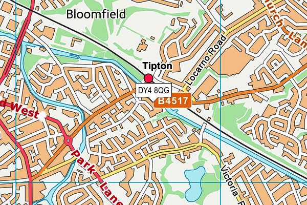 DY4 8QG map - OS VectorMap District (Ordnance Survey) DY4 8QG map - OS VectorMap District (Ordnance Survey)