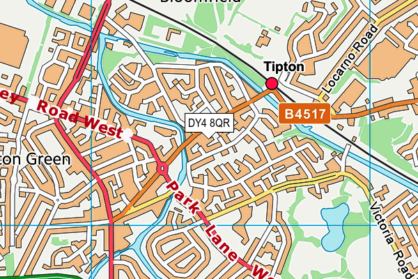 DY4 8QR map - OS VectorMap District (Ordnance Survey) DY4 8QR map - OS VectorMap District (Ordnance Survey)