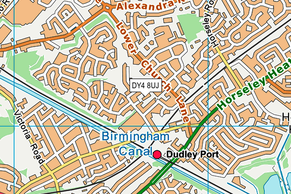 DY4 8UJ map - OS VectorMap District (Ordnance Survey) DY4 8UJ map - OS VectorMap District (Ordnance Survey)