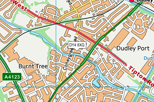 DY4 8XQ map - OS VectorMap District (Ordnance Survey) DY4 8XQ map - OS VectorMap District (Ordnance Survey)