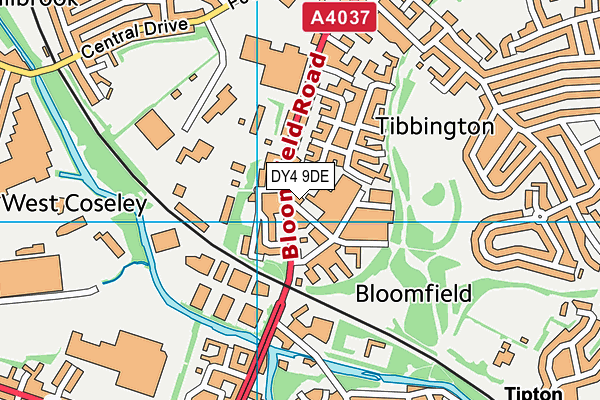 DY4 9DE map - OS VectorMap District (Ordnance Survey) DY4 9DE map - OS VectorMap District (Ordnance Survey)