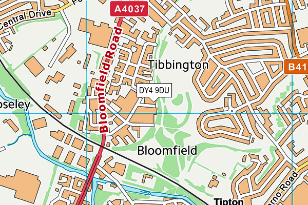 DY4 9DU map - OS VectorMap District (Ordnance Survey) DY4 9DU map - OS VectorMap District (Ordnance Survey)