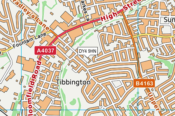 DY4 9HN map - OS VectorMap District (Ordnance Survey)