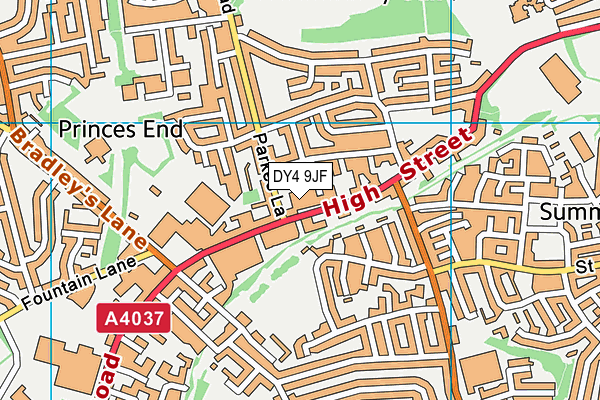 DY4 9JF map - OS VectorMap District (Ordnance Survey) DY4 9JF map - OS VectorMap District (Ordnance Survey)
