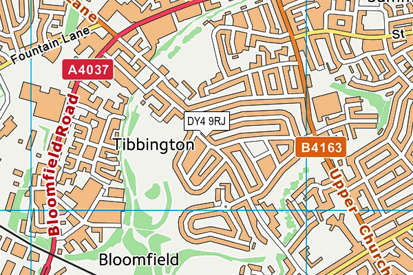 DY4 9RJ map - OS VectorMap District (Ordnance Survey) DY4 9RJ map - OS VectorMap District (Ordnance Survey)