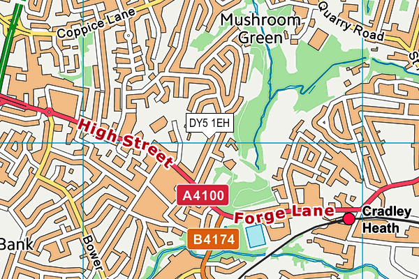 DY5 1EH map - OS VectorMap District (Ordnance Survey) DY5 1EH map - OS VectorMap District (Ordnance Survey)