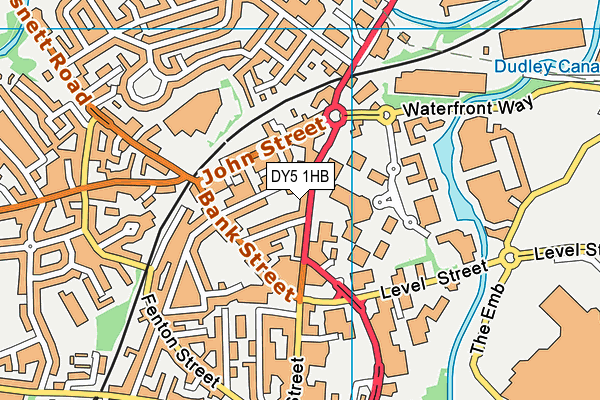 DY5 1HB map - OS VectorMap District (Ordnance Survey) DY5 1HB map - OS VectorMap District (Ordnance Survey)