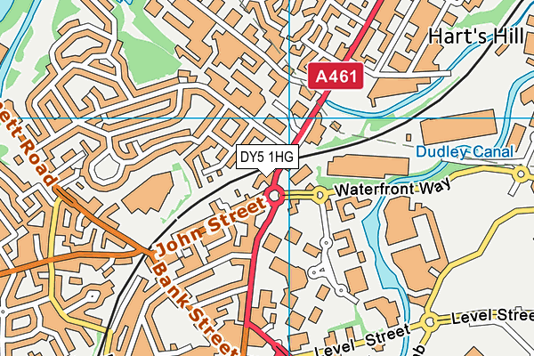 DY5 1HG map - OS VectorMap District (Ordnance Survey) DY5 1HG map - OS VectorMap District (Ordnance Survey)
