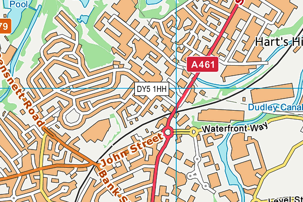 DY5 1HH map - OS VectorMap District (Ordnance Survey) DY5 1HH map - OS VectorMap District (Ordnance Survey)