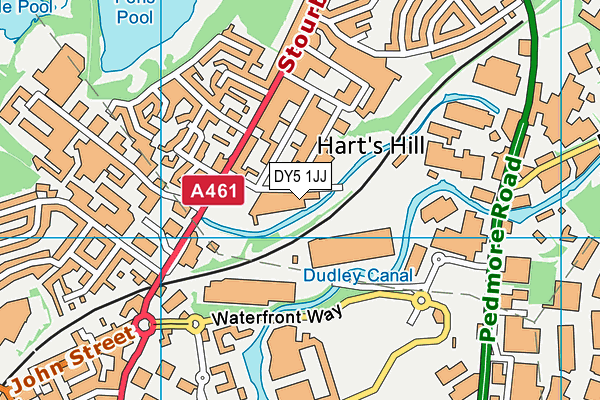 DY5 1JJ map - OS VectorMap District (Ordnance Survey) DY5 1JJ map - OS VectorMap District (Ordnance Survey)
