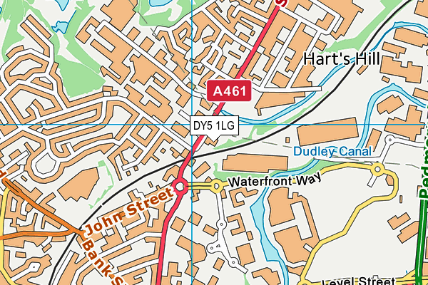 DY5 1LG map - OS VectorMap District (Ordnance Survey)