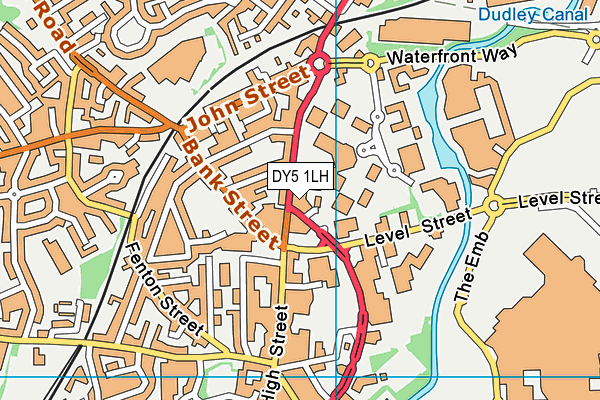 DY5 1LH map - OS VectorMap District (Ordnance Survey)