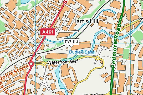 DY5 1LJ map - OS VectorMap District (Ordnance Survey) DY5 1LJ map - OS VectorMap District (Ordnance Survey)