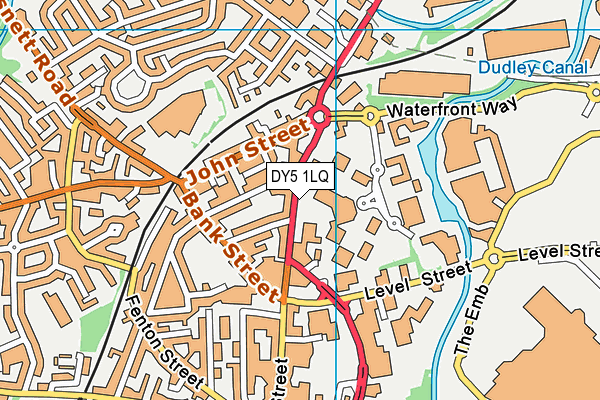 DY5 1LQ map - OS VectorMap District (Ordnance Survey) DY5 1LQ map - OS VectorMap District (Ordnance Survey)