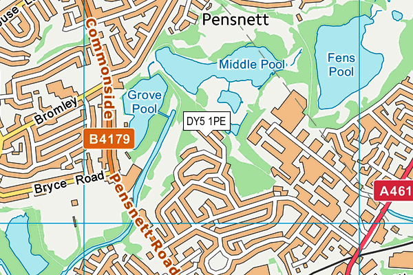 DY5 1PE map - OS VectorMap District (Ordnance Survey) DY5 1PE map - OS VectorMap District (Ordnance Survey)